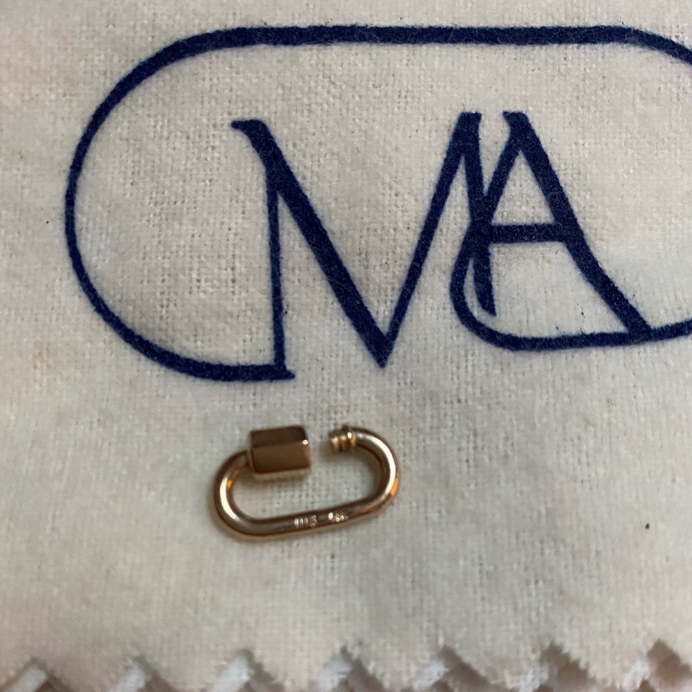 Marla Aaron Yellow Gold Babylock ~ Authentic!